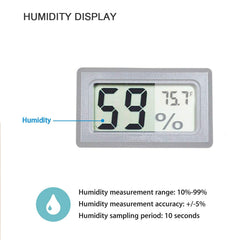 Veanic Mini Indoor Temperature Humidity Meter in a jar for humidity monitoring