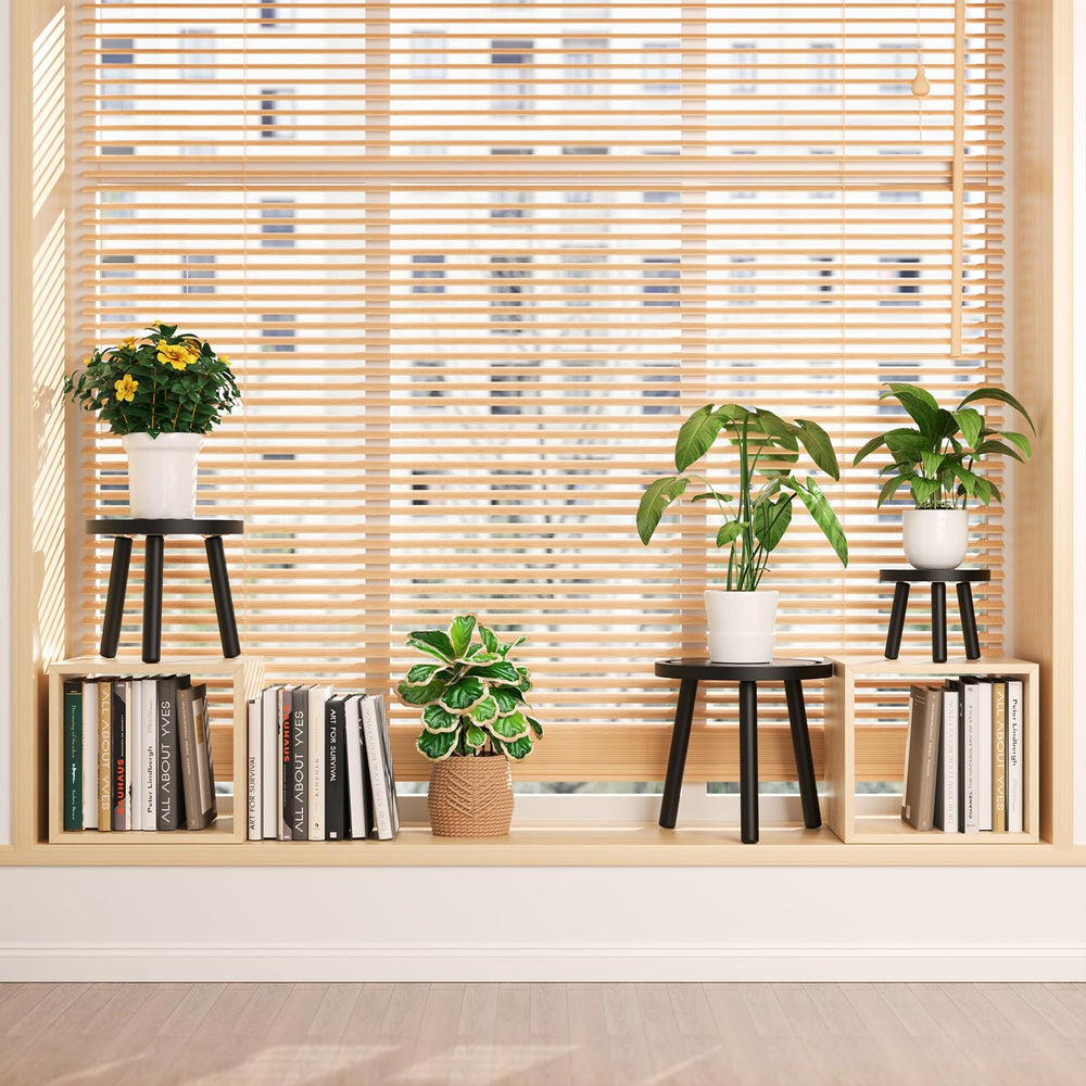 Vecxoty plant stand in a stylish living room setting