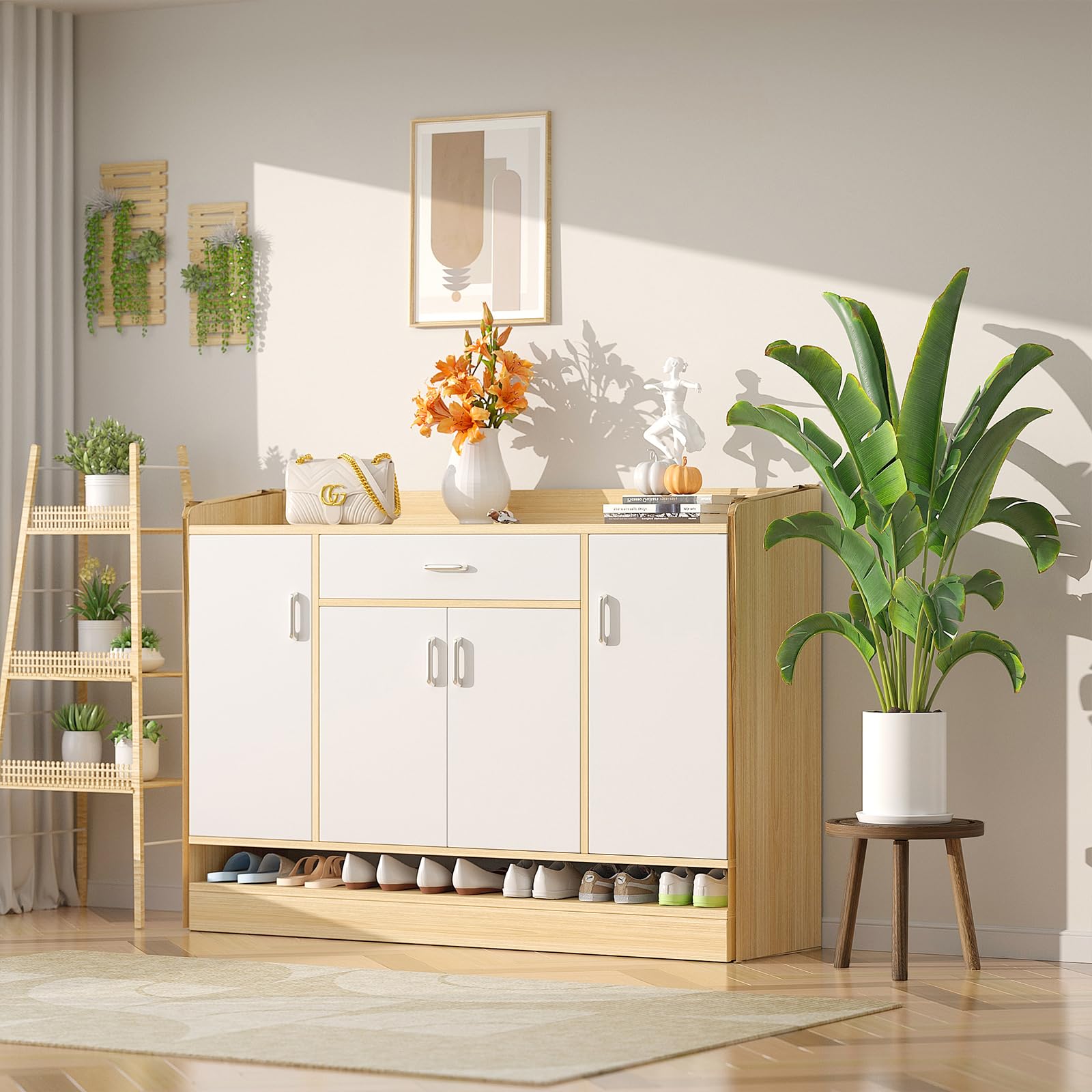 Vecxoty Plant Stands in a living room setting