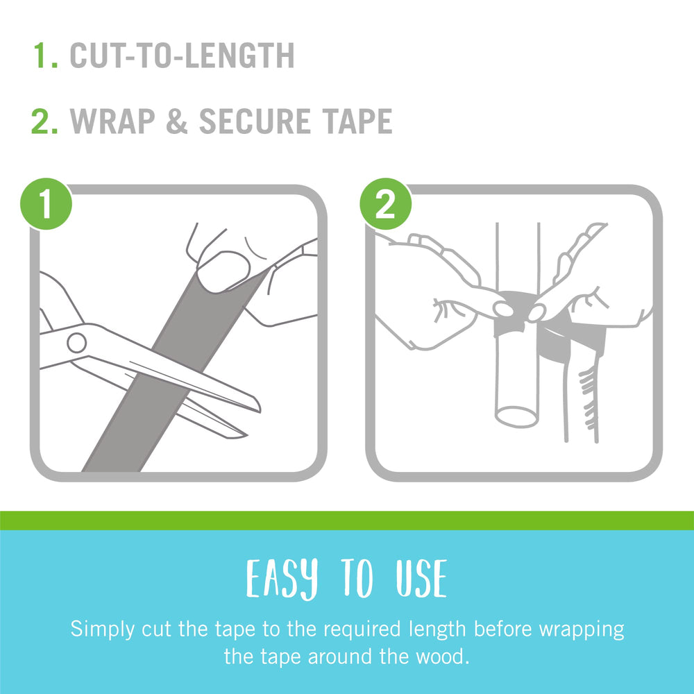 VELCRO Brand ONE-WRAP Garden Ties in use supporting tomato plants
