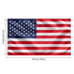 VELIFFCO American Flag 3x5 Ft lightweight polyester material