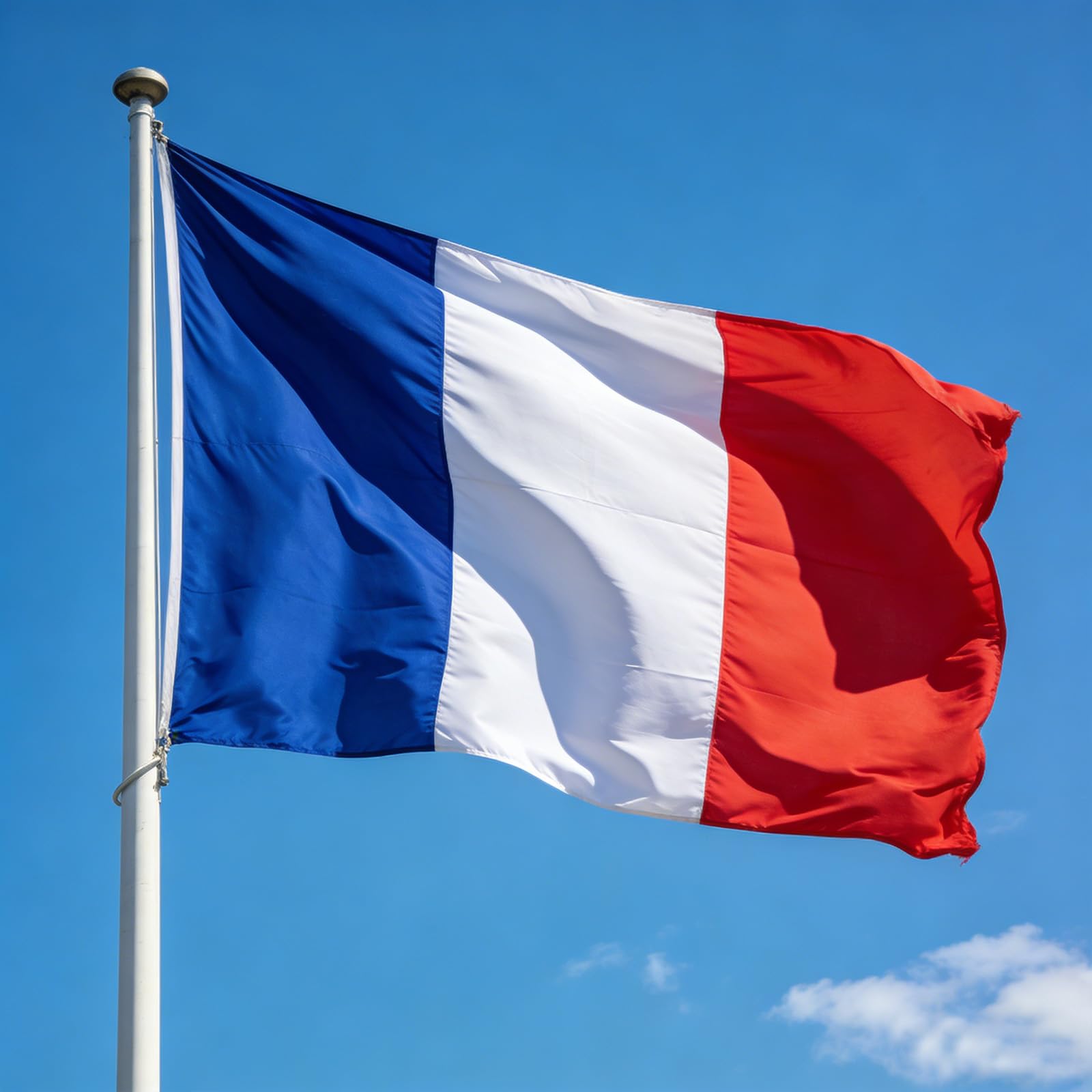 VELIFFCO France Flag waving in the breeze