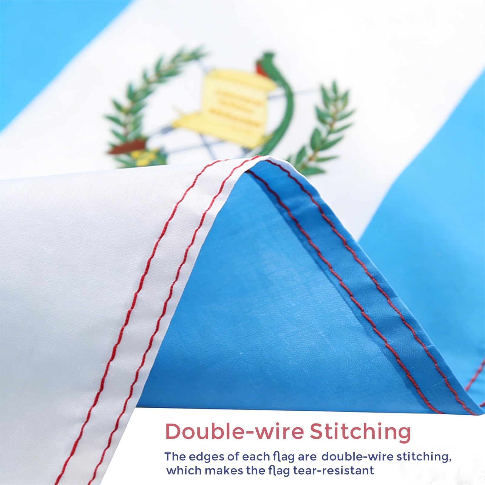 VELIFFCO Guatemala Flag flying in the wind