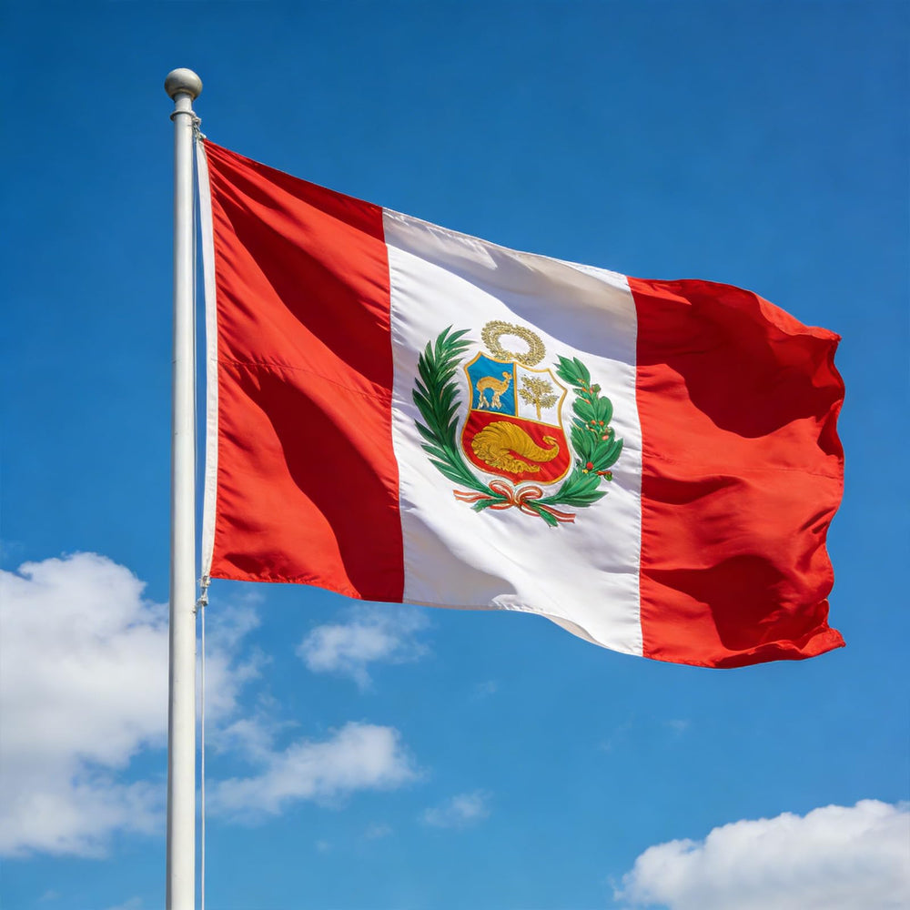 VELIFFCO Peru Flag packaging dimensions