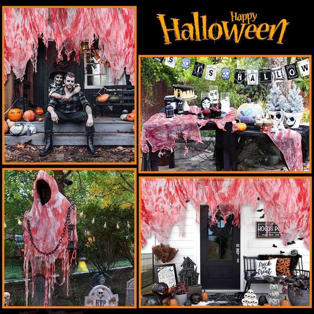 Vellibring 400" x 85" creepy cloth folded for storage