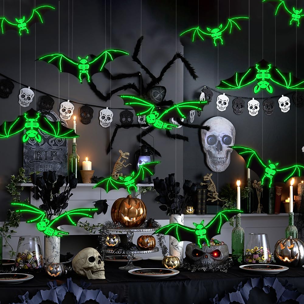 Vellibring Halloween bats packaging showing included accessories