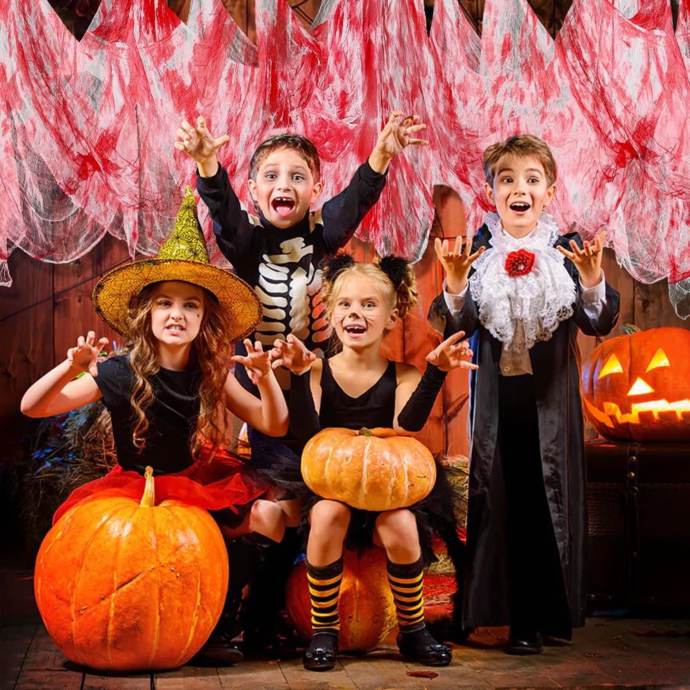 Vellibring Halloween cloth used in a haunted house decoration