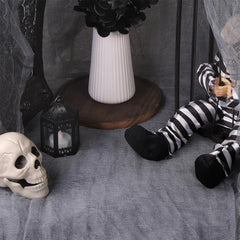 Vellibring Halloween Creepy Cloth Grey hanging on a wall
