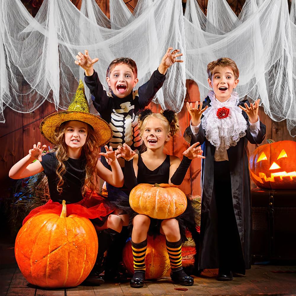 Vellibring Halloween Creepy Cloth with decorative spiders