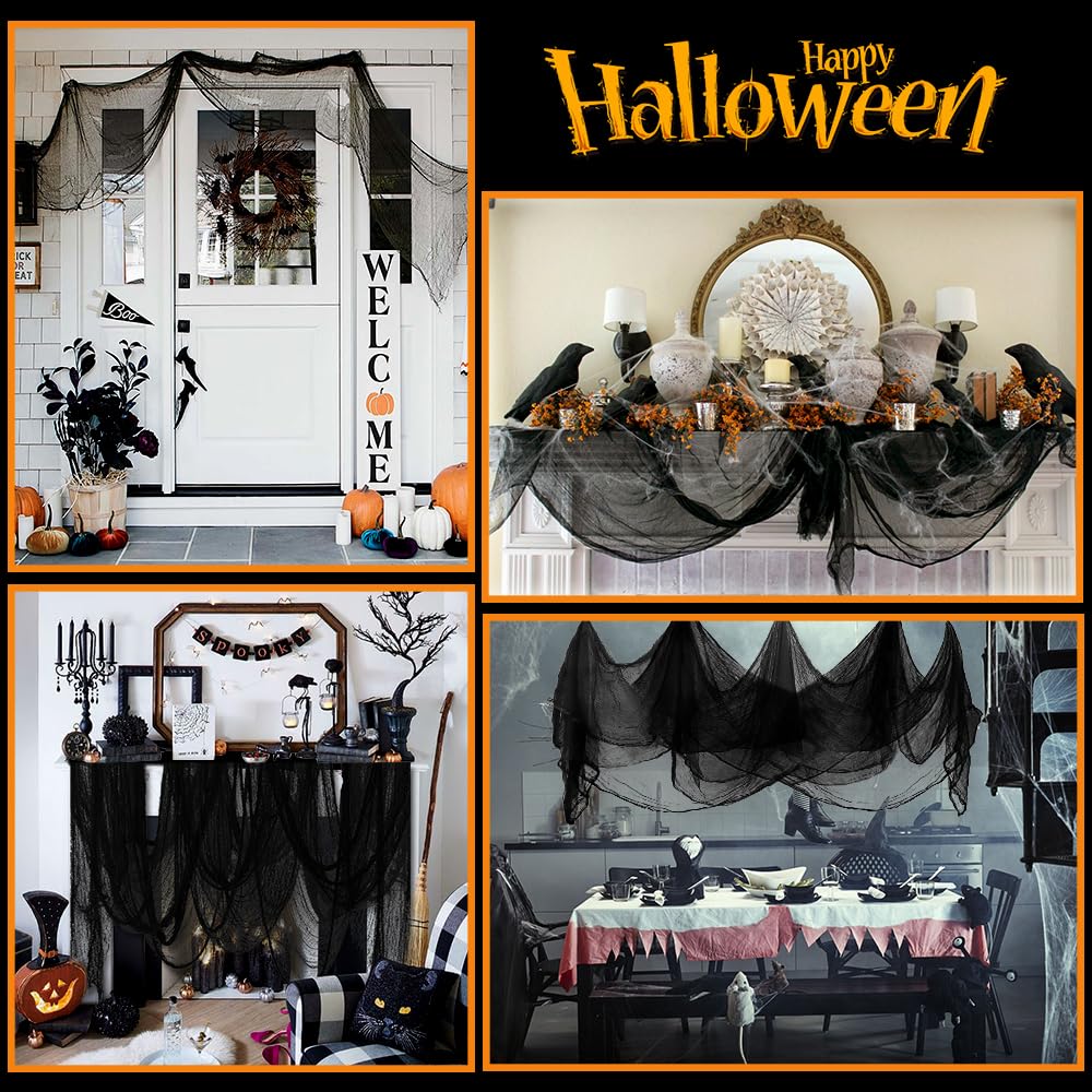 Vellibring Halloween Creepy Cloth wrapped around a lamp