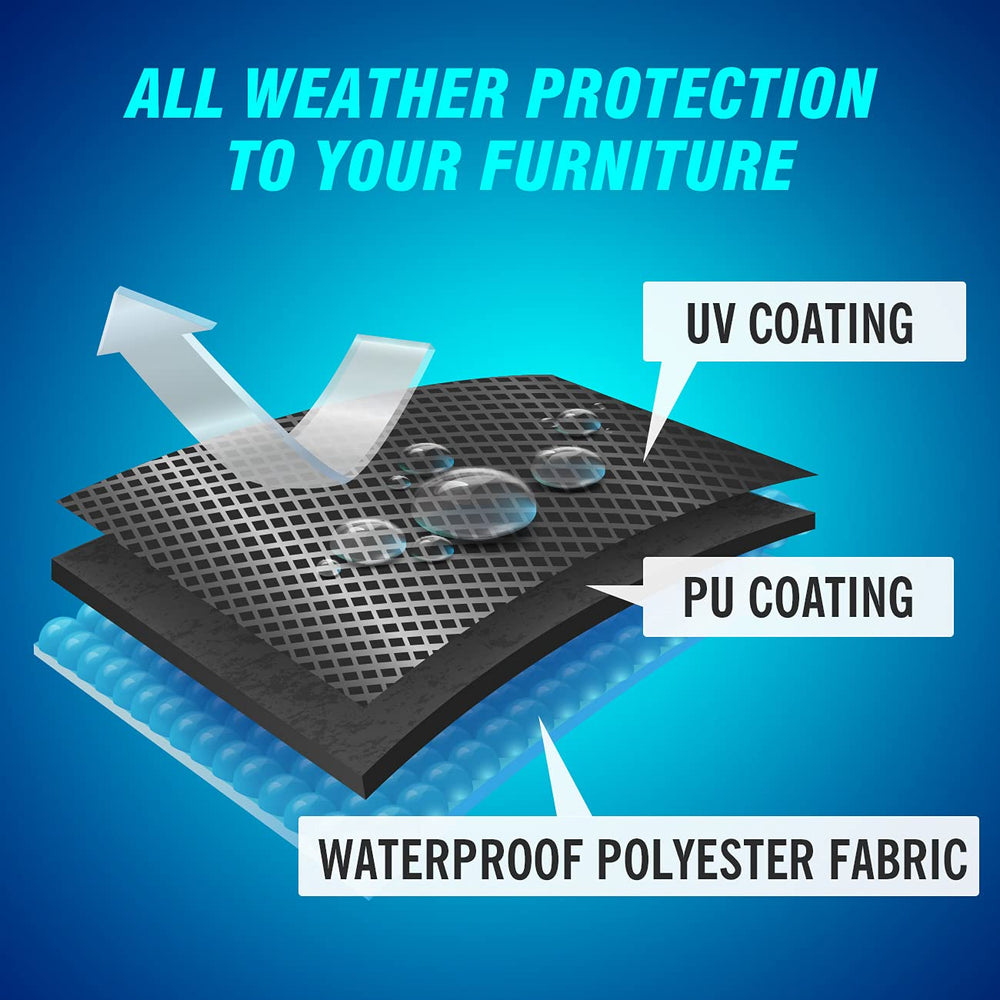 Velway Patio Furniture Cover in packaged form