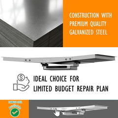 Vencino grease tray showing the sloped design for grease drainage
