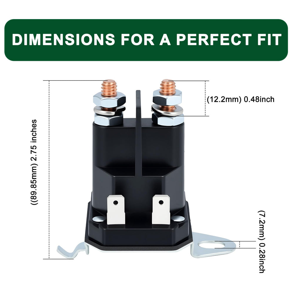 Venseri Lawn Mower Starter Solenoid 12V specifications and model numbers