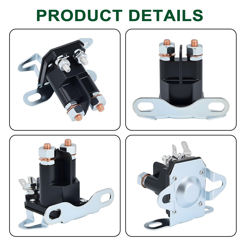 Venseri Lawn Mower Starter Solenoid mounted on a Craftsman riding mower