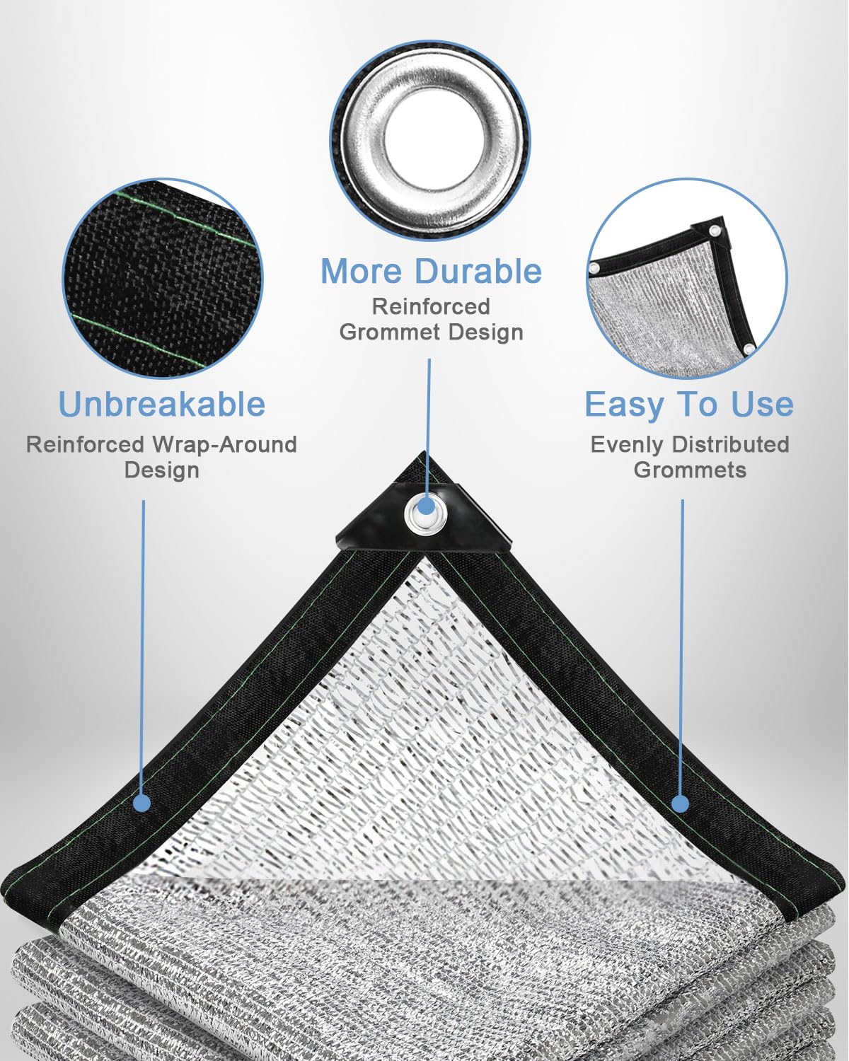 vensovo 40% shade cloth displayed in a garden setting