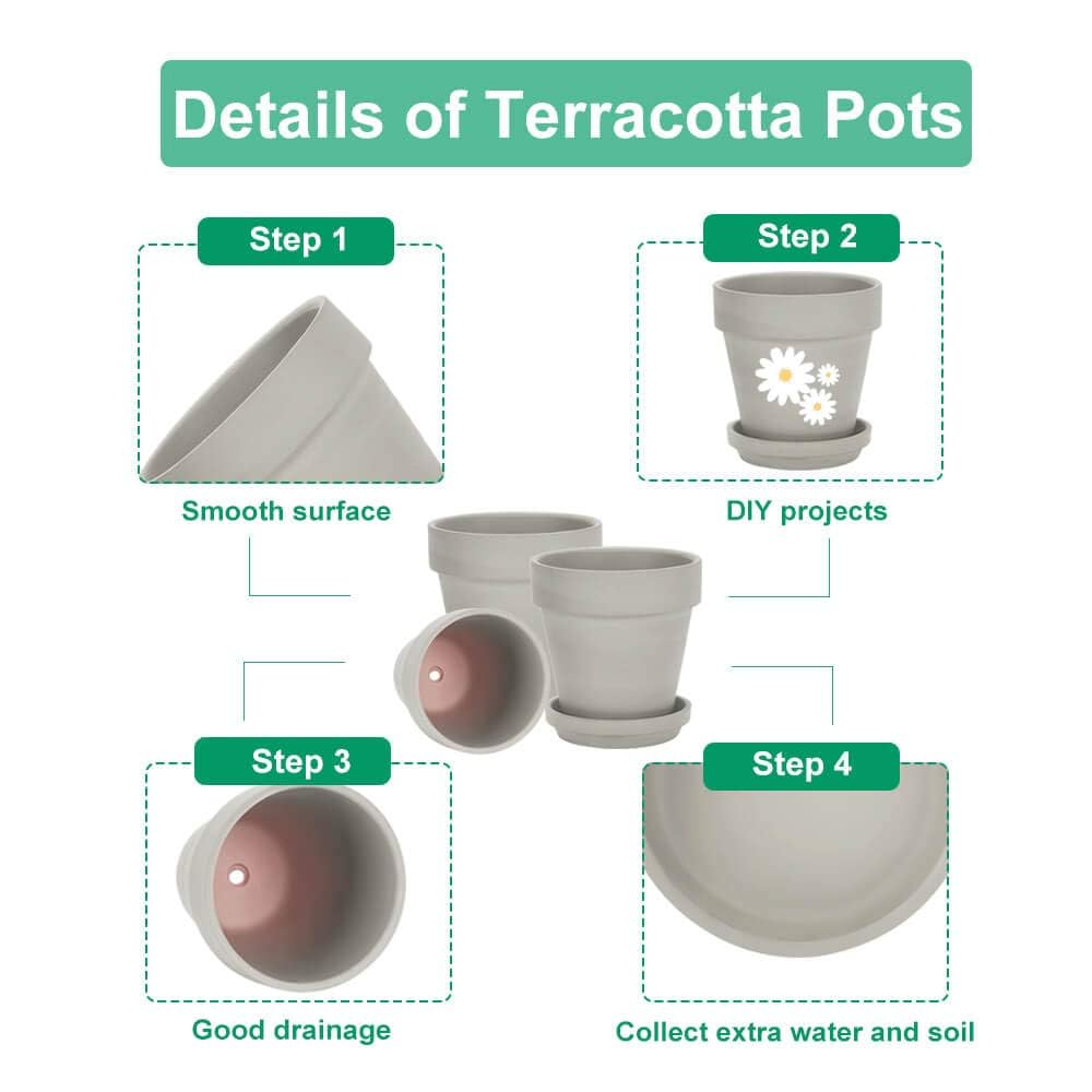vensovo 6 inch pot showing drainage hole