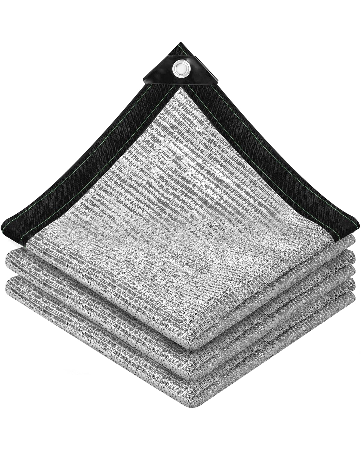 vensovo 70% Reflective Aluminet Shade Cloth 5x10 ft front view