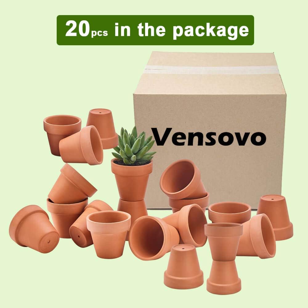 vensovo packaged terracotta pots ready for delivery
