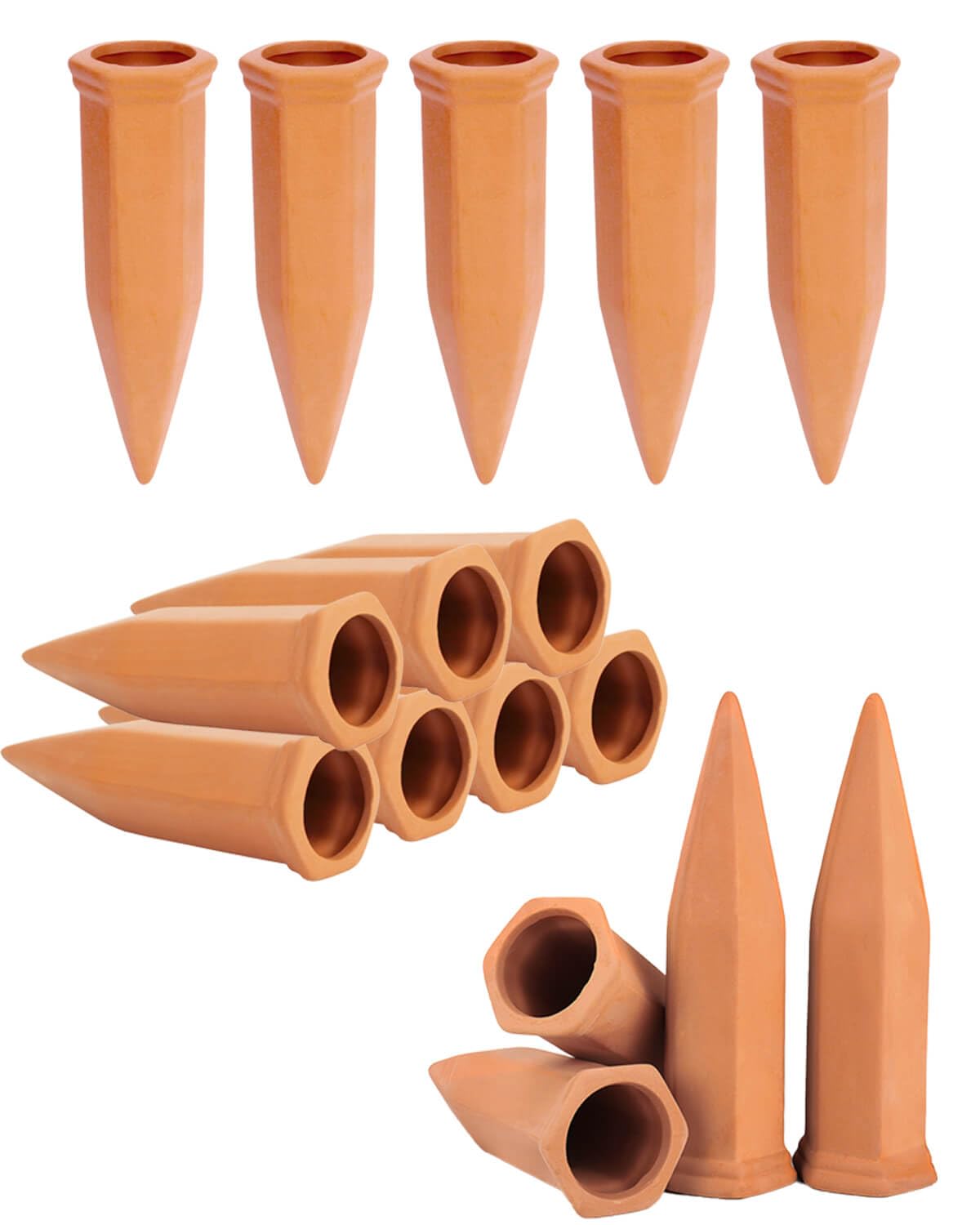 vensovo terracotta self watering spikes 16pcs set
