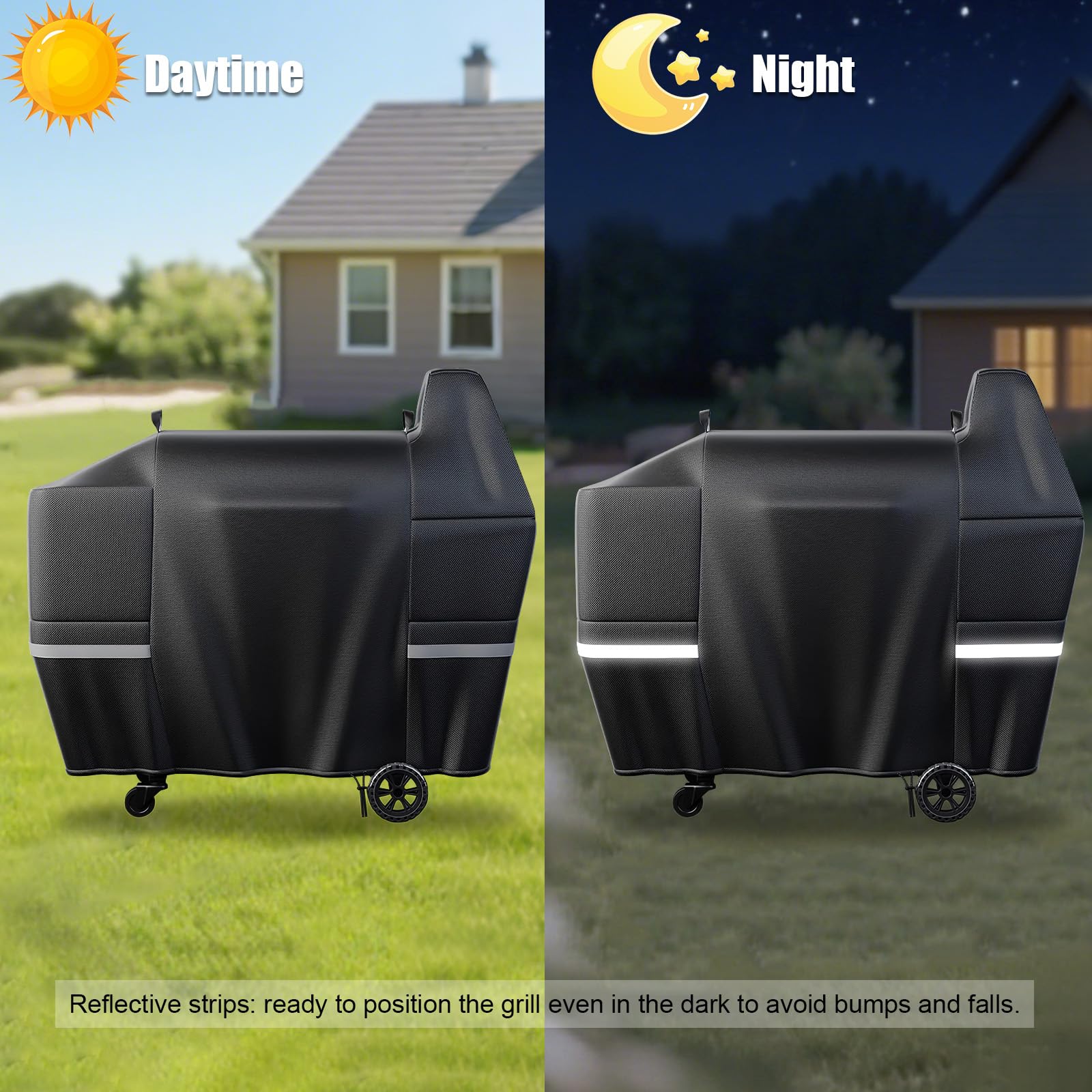 Ventilation ports on QuliMetal Grill Cover for moisture control