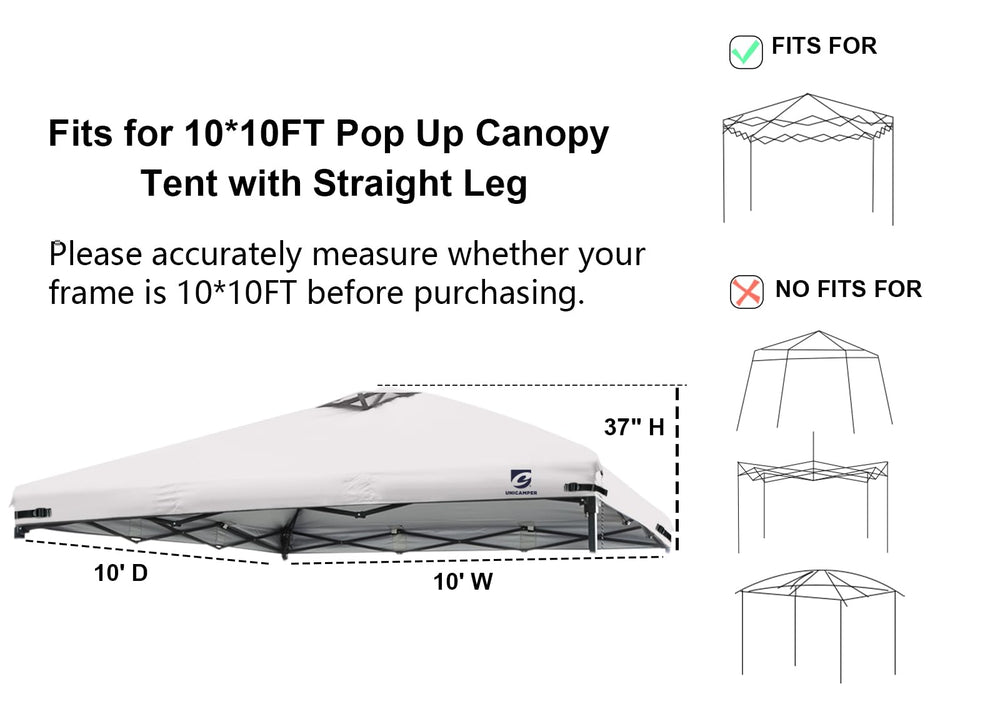 Ventilation ports on UNICAMPER canopy top for airflow