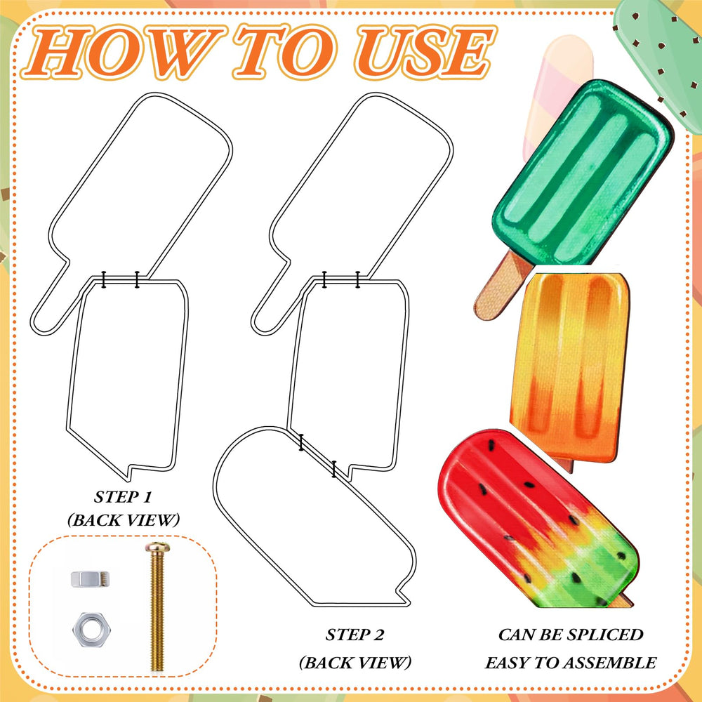 Vercraft Ice Lolly Porch Leaner outdoor garden decoration