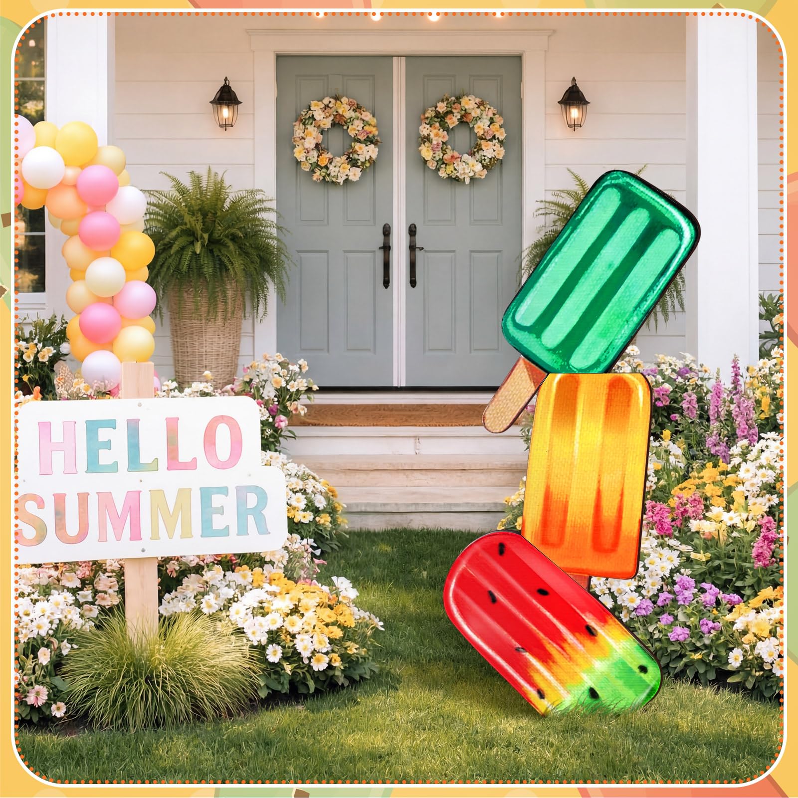 Vercraft Ice Lolly Porch Leaner packaging view