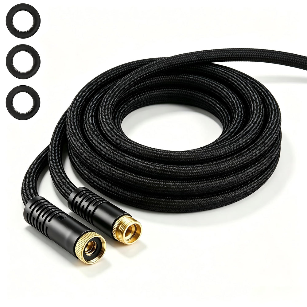 VERDOW 5FT garden hose lightweight design with black finish