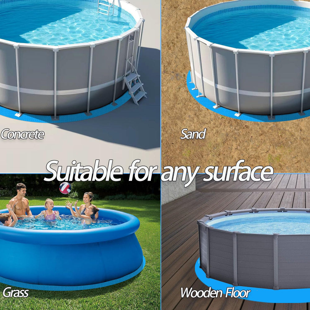 Versatile uses of the pool liner pad outdoors