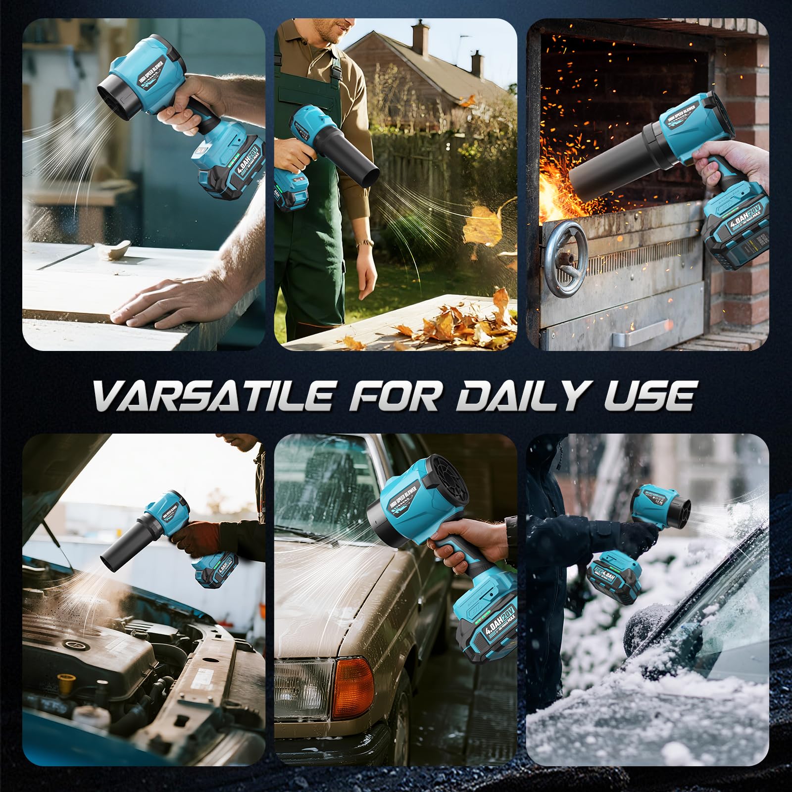VERVEWAVE Leaf Blower lightweight design demonstration