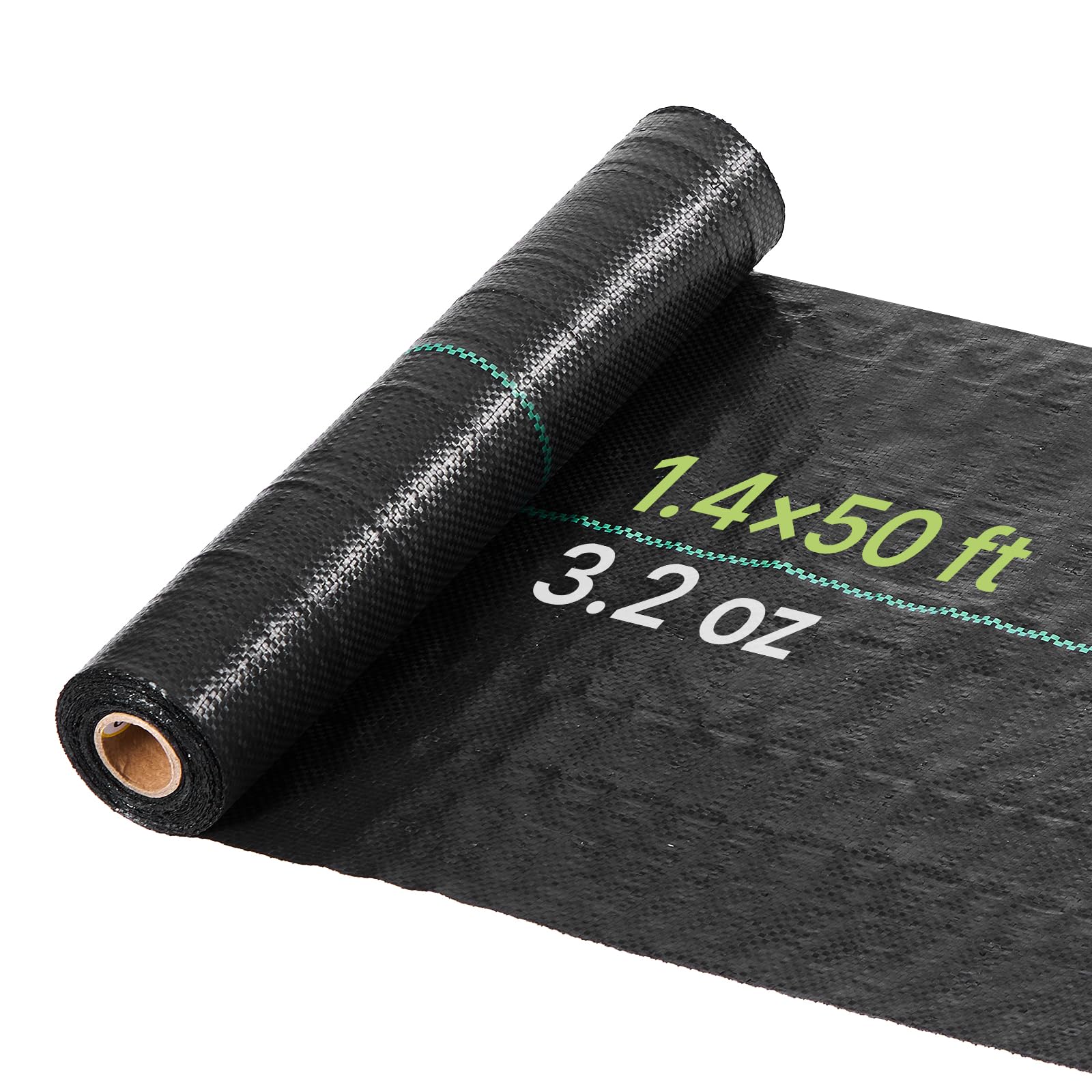VEVOR 1.4x50FT weed barrier fabric front view