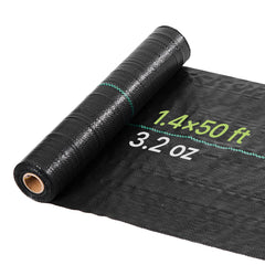 VEVOR 1.4x50FT weed barrier fabric front view