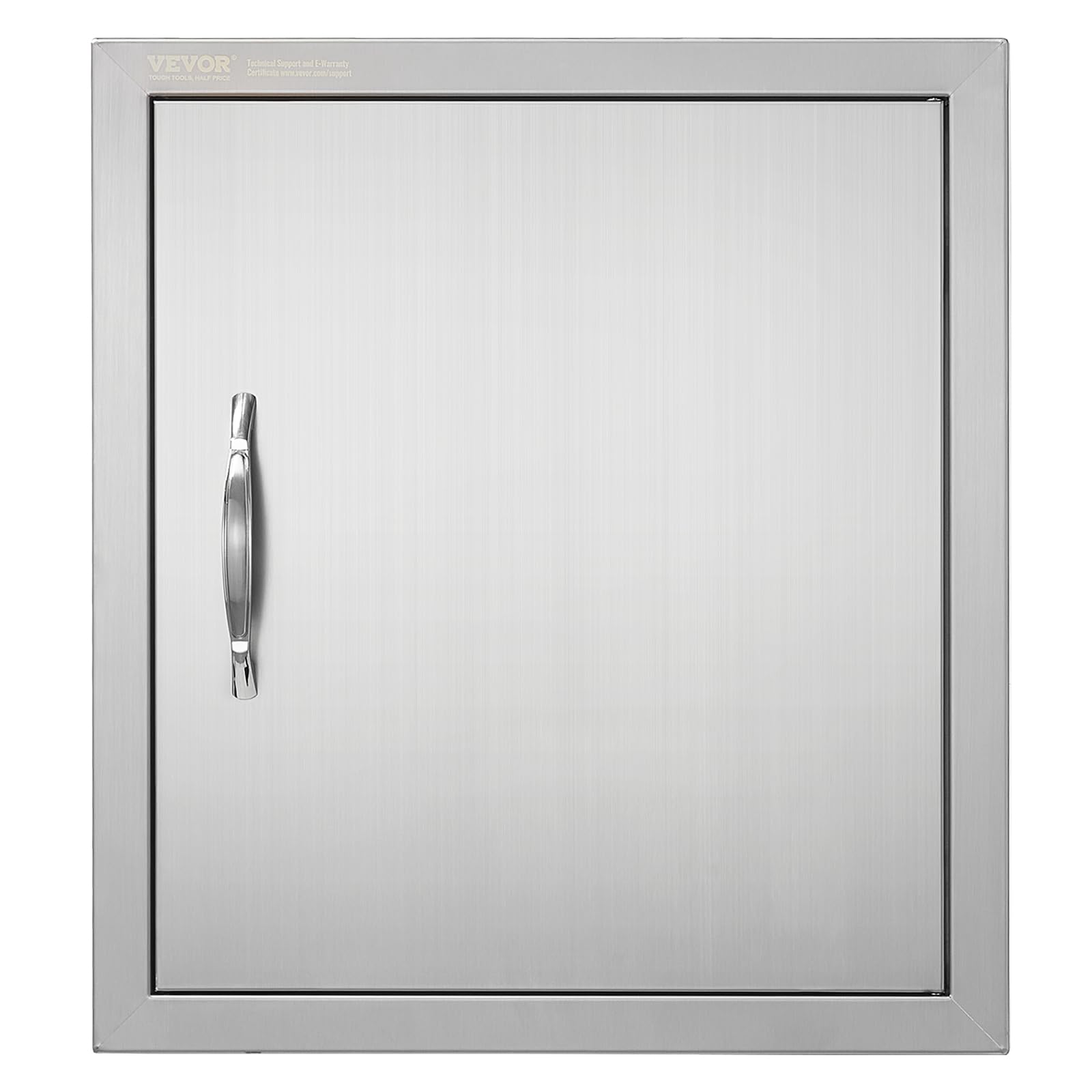 VEVOR BBQ Access Door front view 18W x 20H inch stainless steel