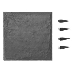 VEVOR Garden Stepping Stones pack of 4 in grey