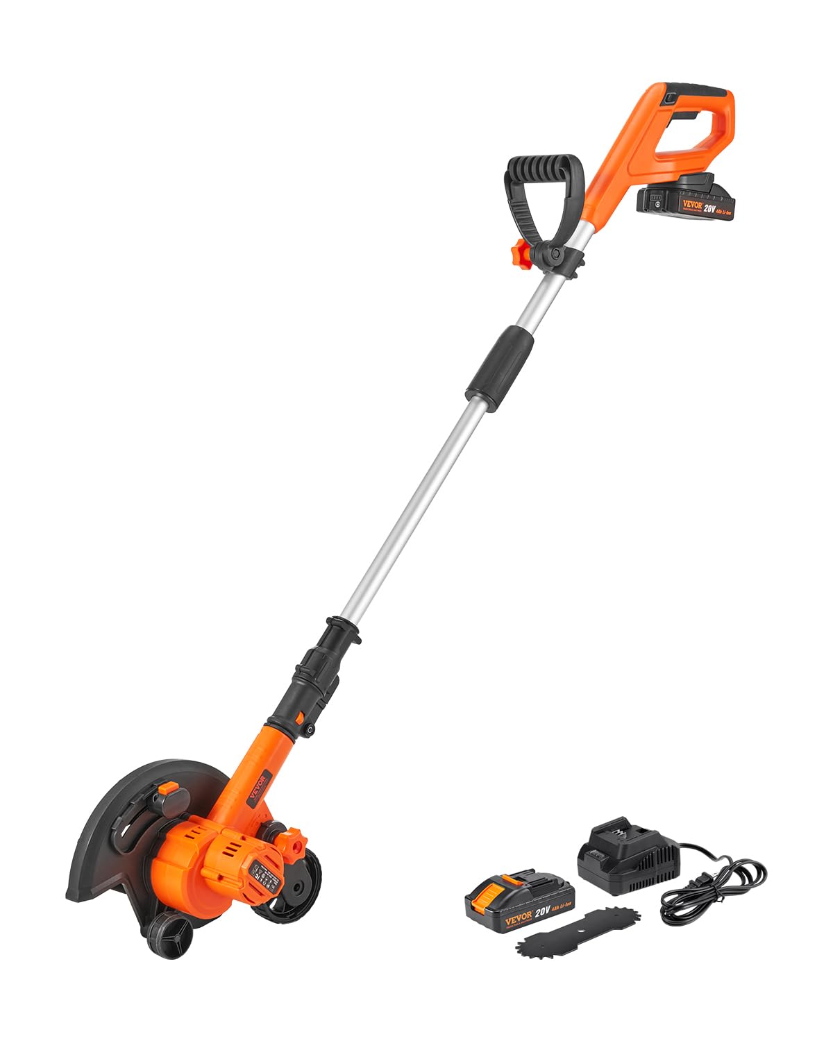 VEVOR Lawn Edger front view with 9-inch blade