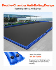 VEVOR Pool Cover Water Bags filled with water