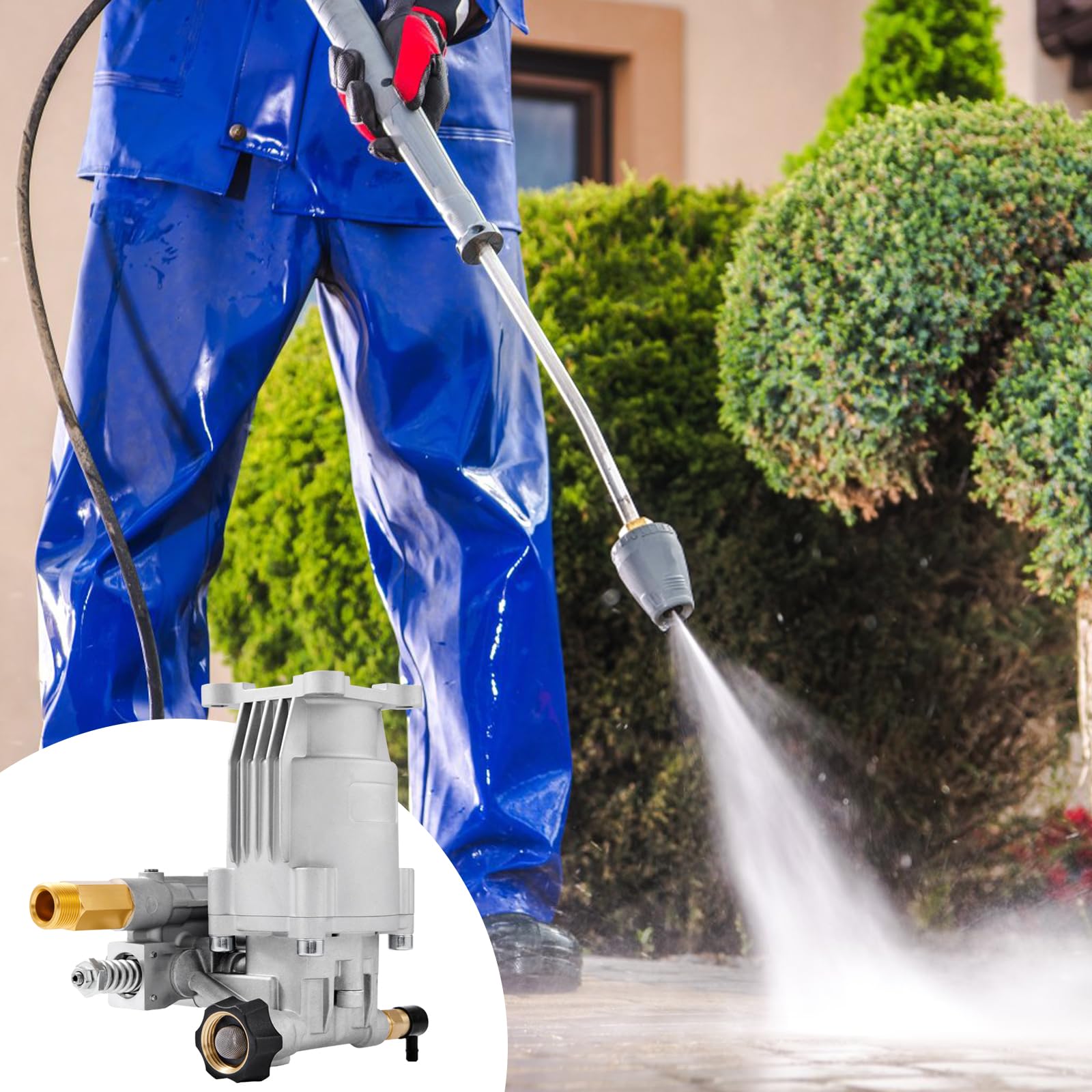 VEVOR Pressure Washer Pump features overview with specifications