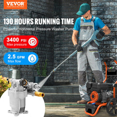 VEVOR Pressure Washer Pump with attached detergent hose
