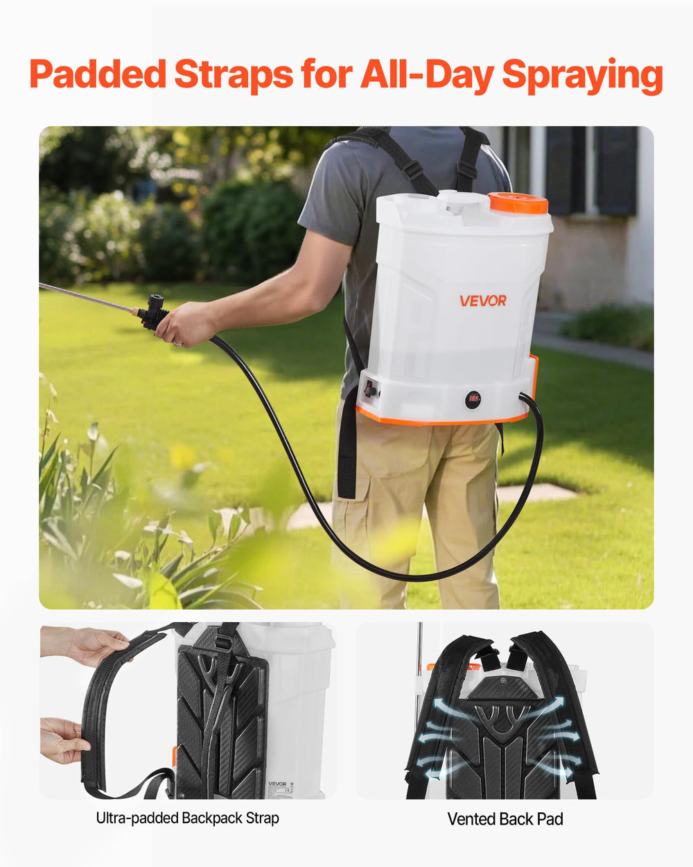 VEVOR Sprayer in use for gardening tasks
