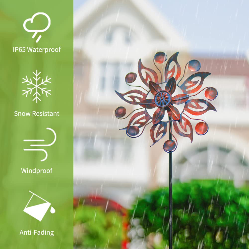 VEWOGARDEN 2PCS Wind Spinners rotating in the wind
