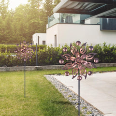 VEWOGARDEN wind spinner in garden setting