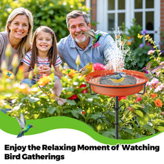 VeyFolzin Bird Bath installed in a garden setting