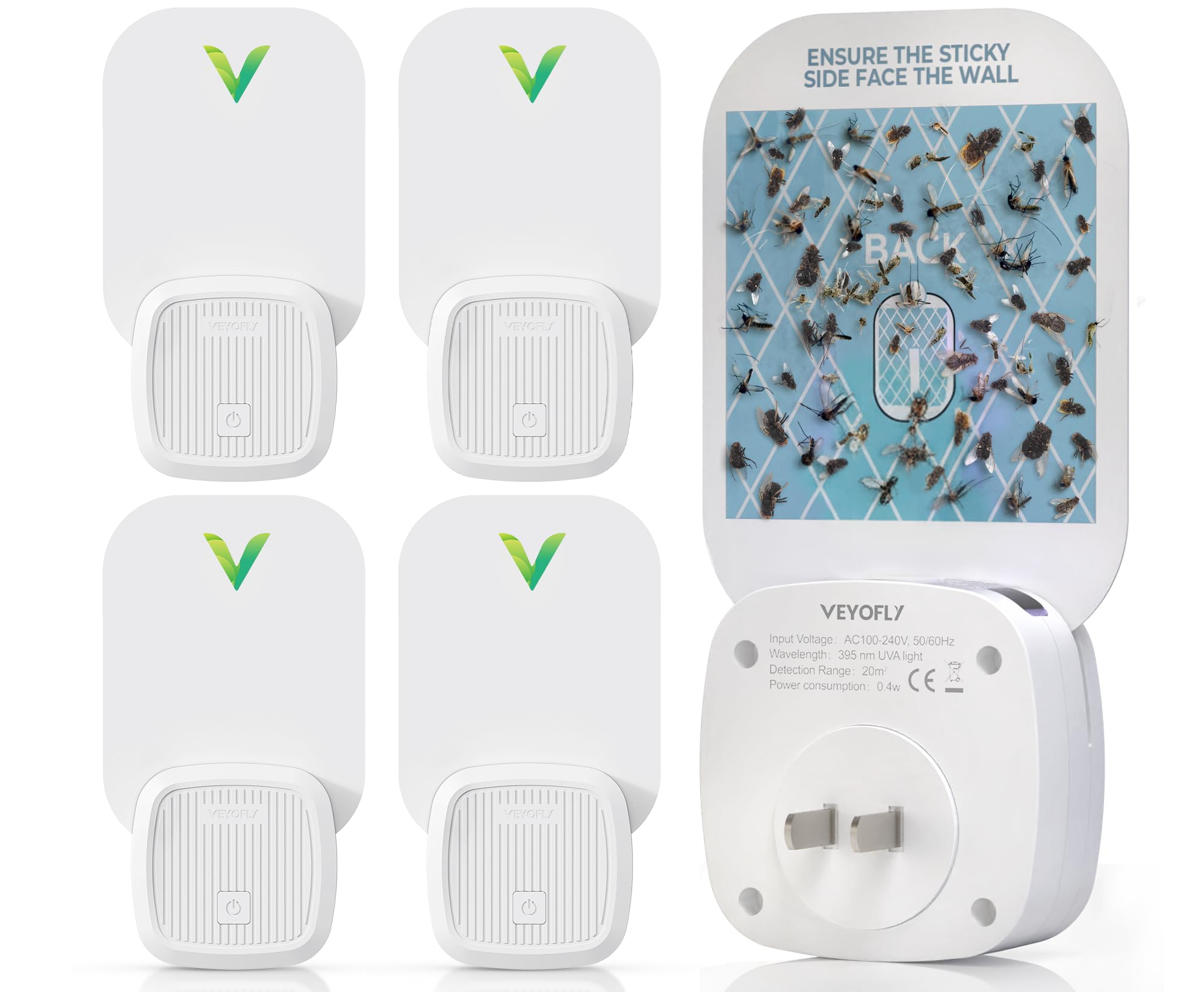 VEYOFLY Fruit Fly Trap indoor plug-in device front view