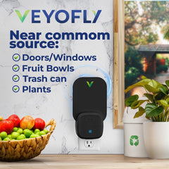 VEYOFLY Fruit Fly Trap with adhesive card insert