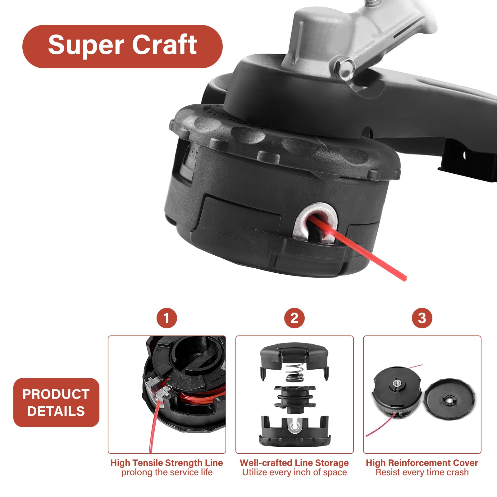 VIABRICO Trimmer Head packaging image