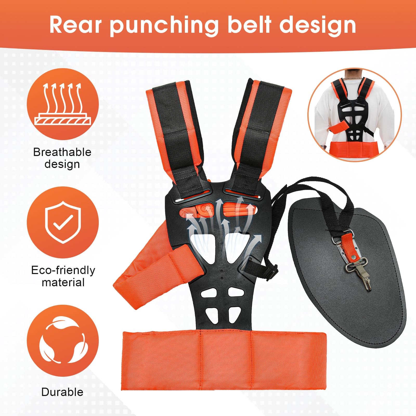 VIABRICO Trimmer Shoulder Strap attached to a trimmer