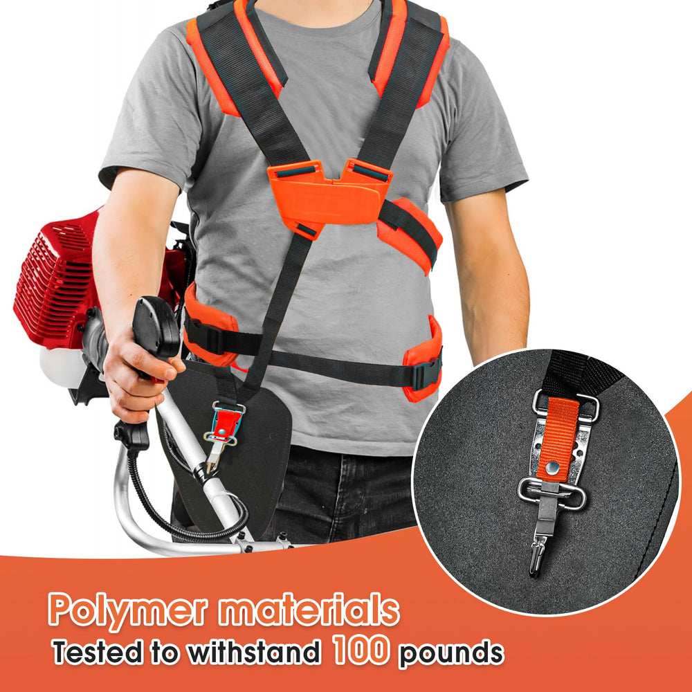 VIABRICO Trimmer Shoulder Strap showing padded shoulder pads