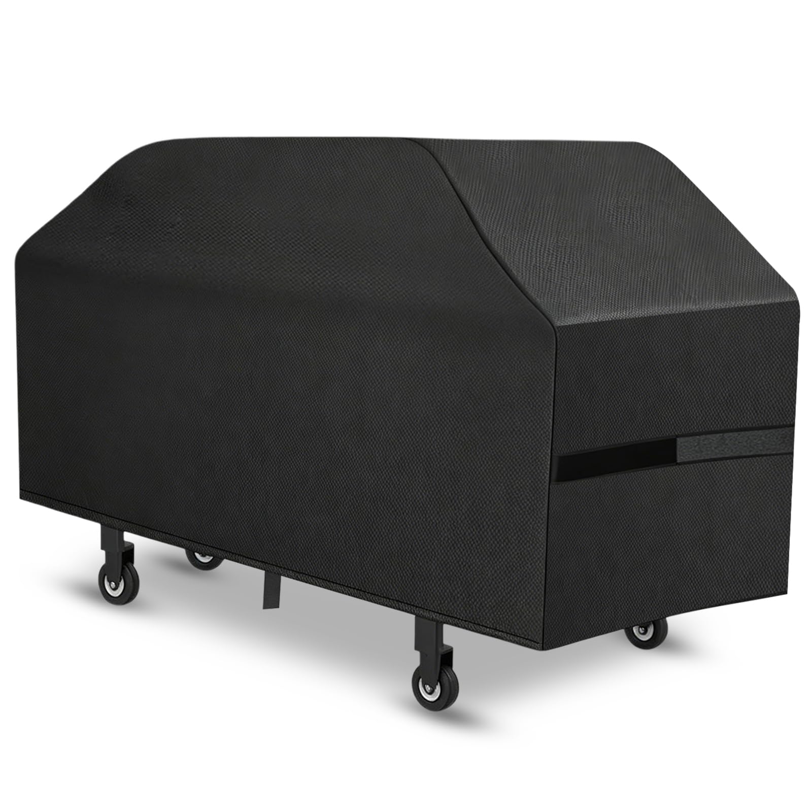 VIBOOS 28 Inch Griddle Cover front view in heavy duty black