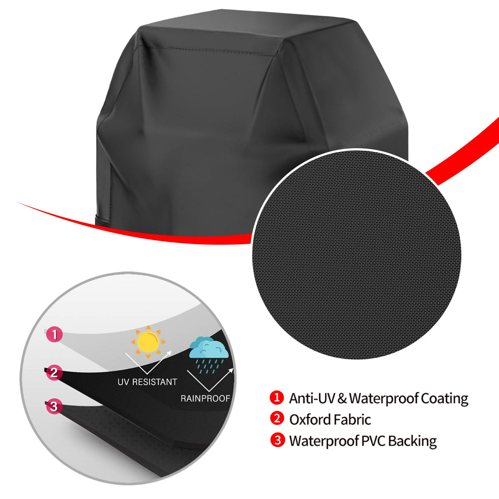 VIBOOS 32 inch Grill Cover side view