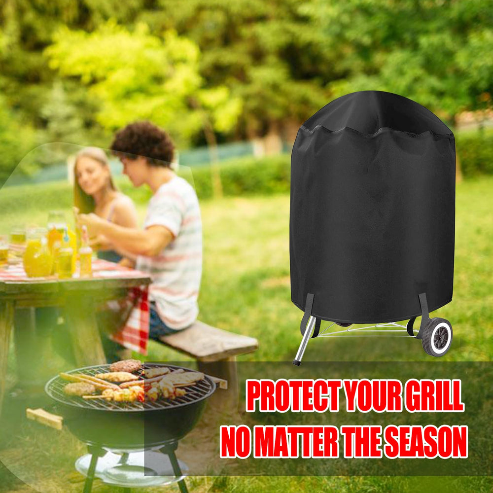 VIBOOS grill cover drying in sunlight after cleaning